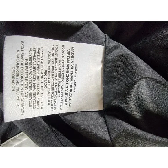 Nike Women's Hoodie Windbreaker Black & White Jacket - Small - Picture 6 of 7